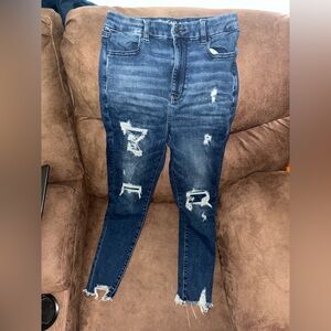 American Eagle Outfitters Dark Blue Denim